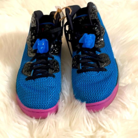Air Jordan Men's Blue Black Spike Forty 819952-029